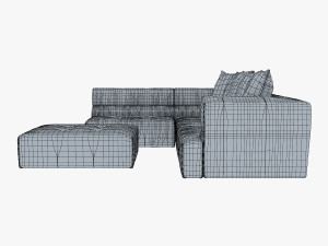 mercury sofa Modelo 3D