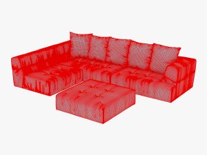 mercury sofa Modelo 3D