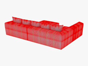 mercury sofa 3D Model