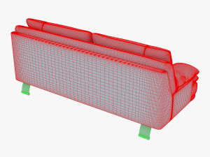 u118 sofa v 1 220cm Model 3D