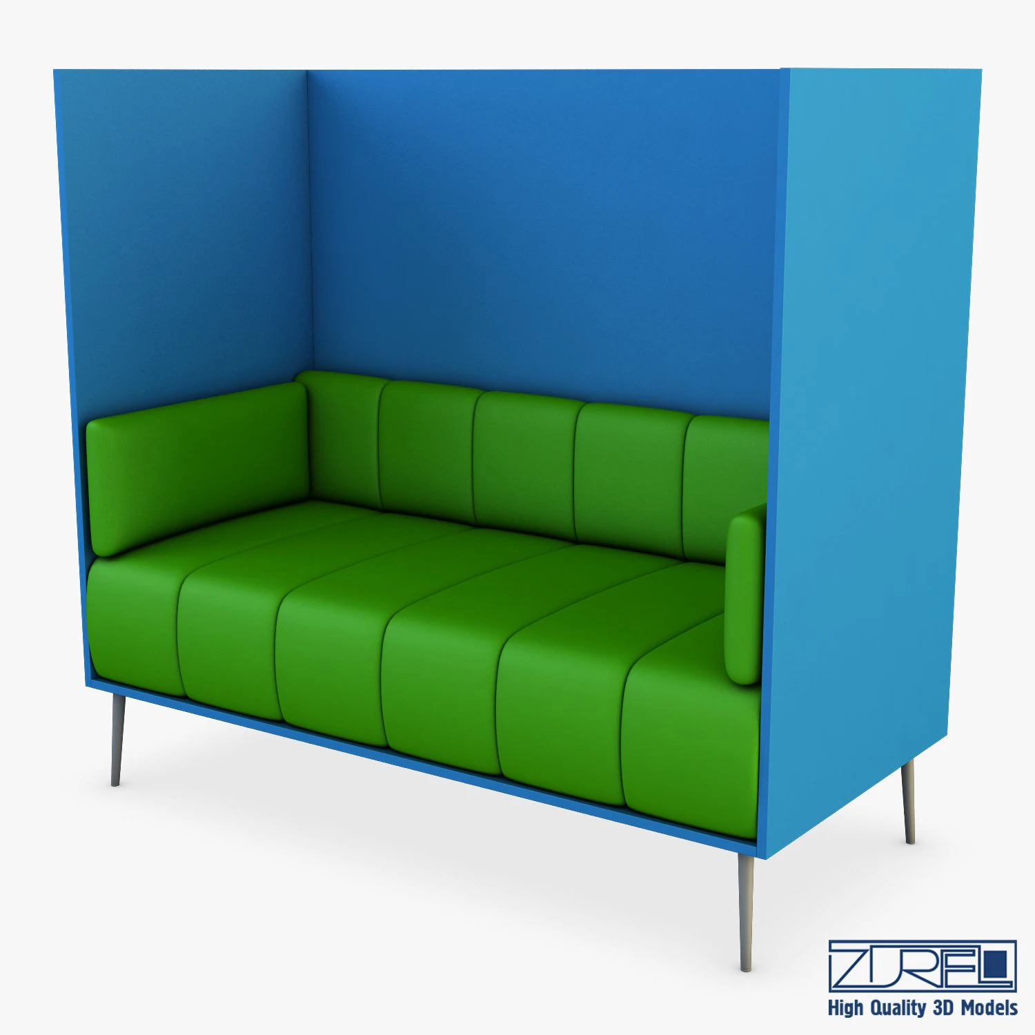 brama sofa 3D Model .c4d .max .obj .3ds .fbx .stl .blend 