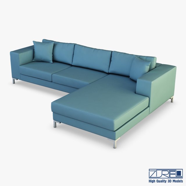 solo sofa 3D Model .c4d .max .obj .3ds .fbx .stl .blend 