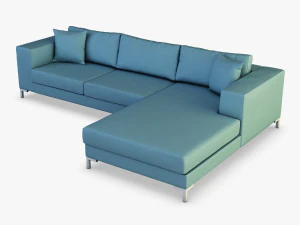 ソロソファ 3Dモデル