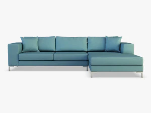 ソロソファ 3Dモデル