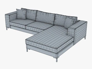 ソロソファ 3Dモデル