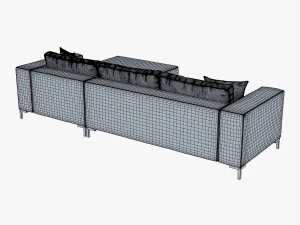 ソロソファ 3Dモデル