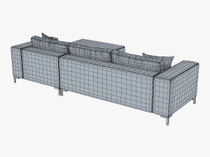 ソロソファ 3Dモデル