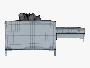 ソロソファ 3Dモデル