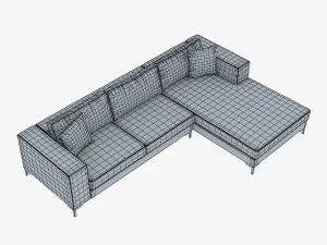 ソロソファ 3Dモデル