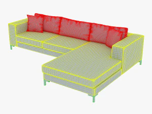 ソロソファ 3Dモデル