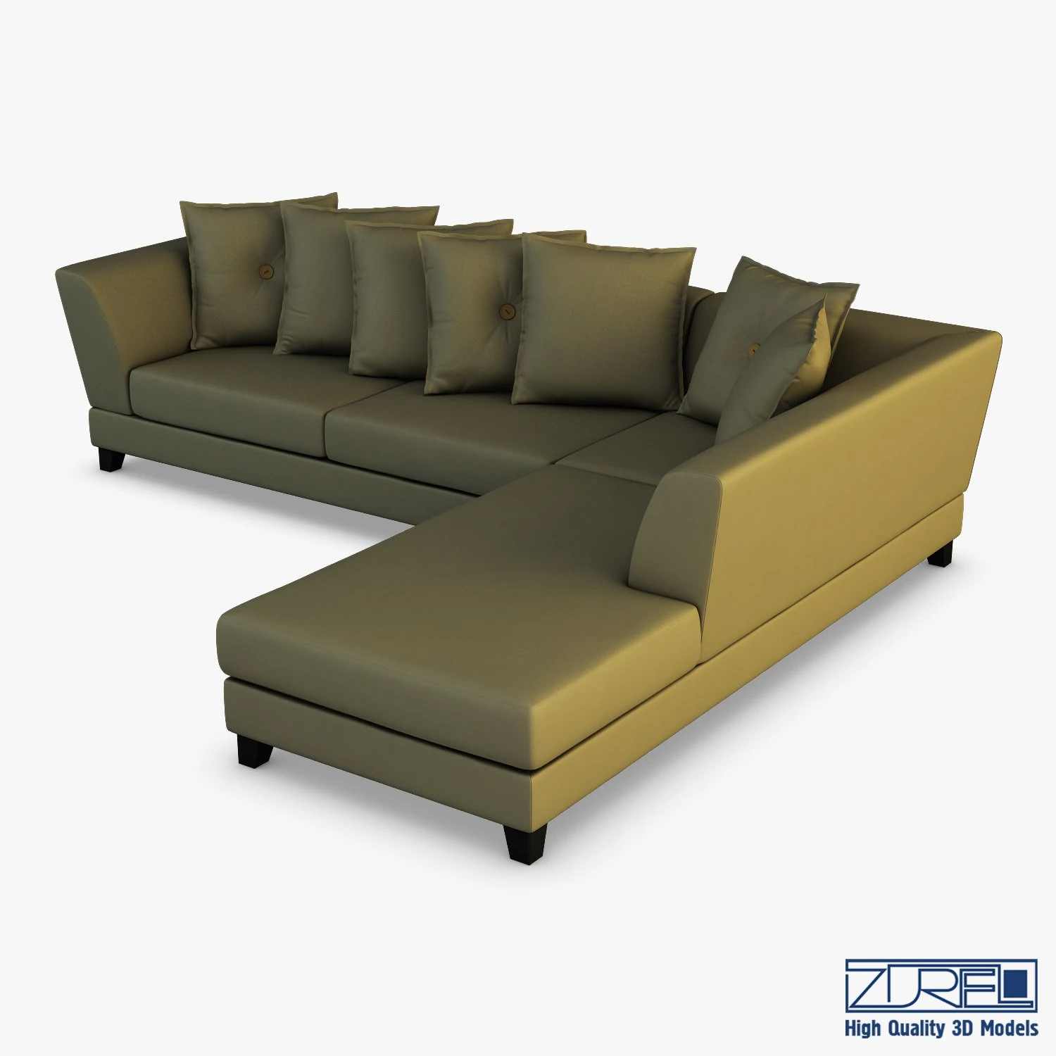 izabale sofa 3D Model .c4d .max .obj .3ds .fbx .stl .blend