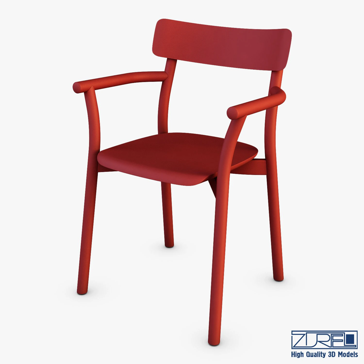mattiazzi chiaro armchair 3D Model .c4d .max .obj .3ds .fbx .stl .blend 