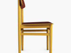 modern green dot side chair 3D Model