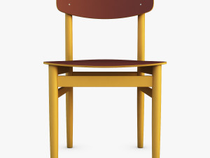 modern green dot side chair 3D Model