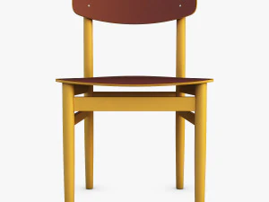 modern green dot side chair 3D Model