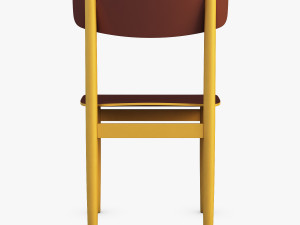 modern green dot side chair 3D Model