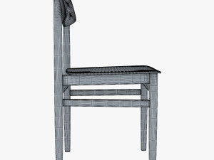 modern green dot side chair 3D Model