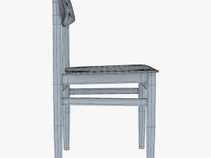 modern green dot side chair 3D Model