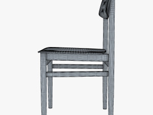modern green dot side chair 3D Model