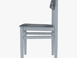 modern green dot side chair 3D Model