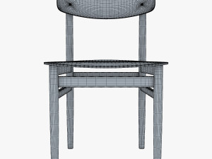 modern green dot side chair 3D Model