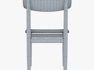 modern green dot side chair 3D Model