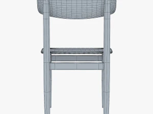modern green dot side chair 3D Model