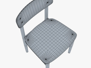 modern green dot side chair 3D Model