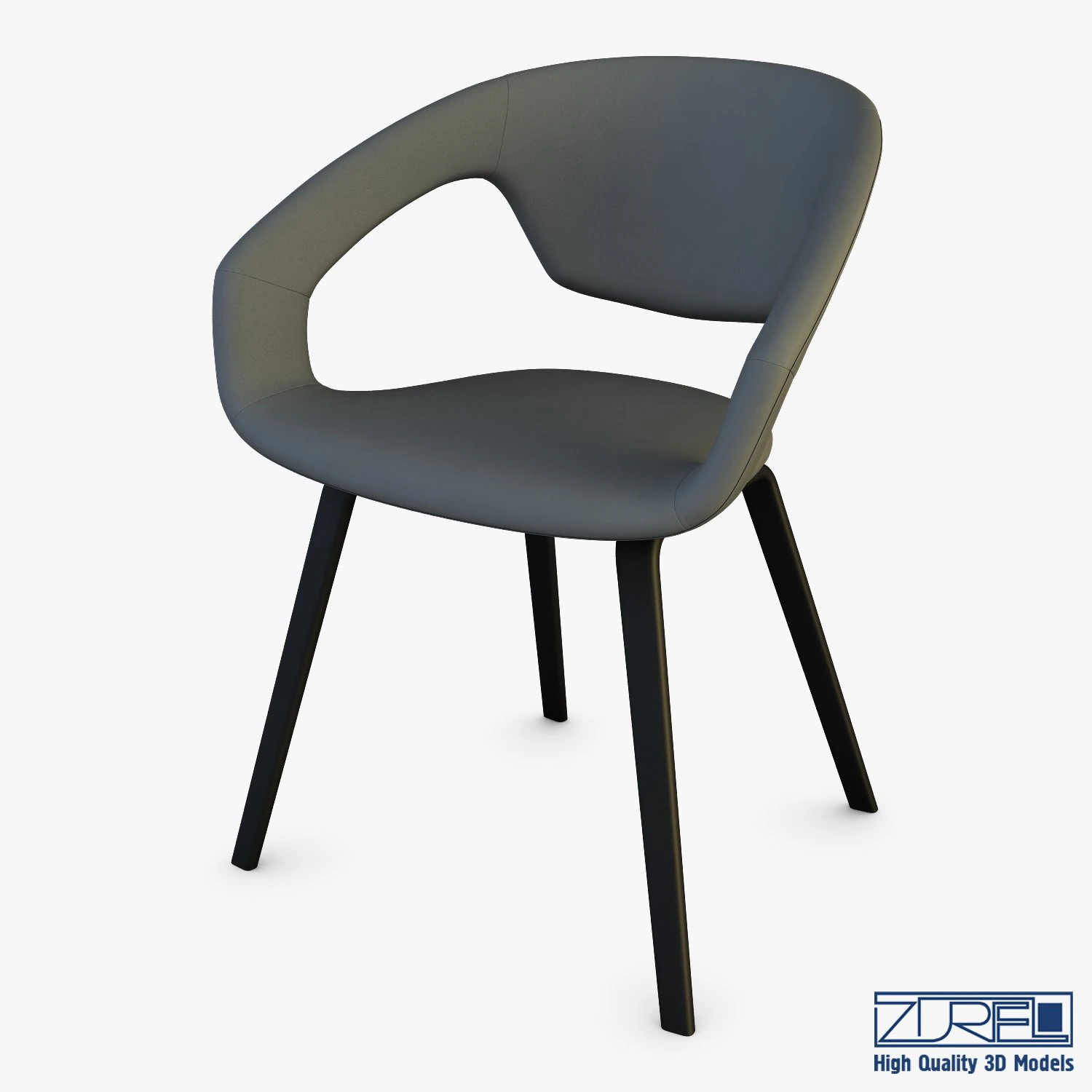 flex back chair 3D Model .c4d .max .obj .3ds .fbx .stl .blend 