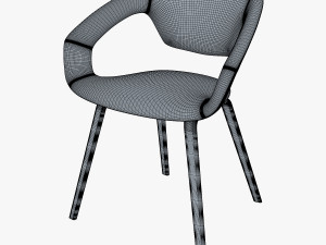 flex back chair 3D 모델