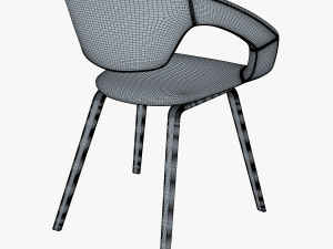 flex back chair 3D 모델
