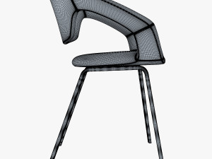 flex back chair 3D 모델