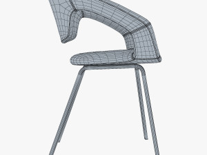 flex back chair 3D 모델