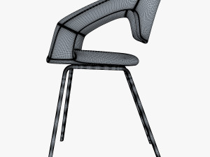 flex back chair 3D 모델