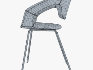 flex back chair 3D 모델