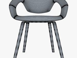 flex back chair 3D 모델