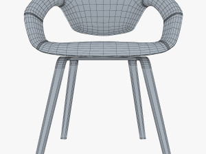 flex back chair 3D 모델
