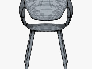 flex back chair 3D 모델