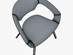 flex back chair 3D 모델