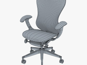 mirra 2 chair herman miller 3D Model
