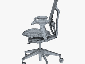 mirra 2 chair herman miller 3D Model