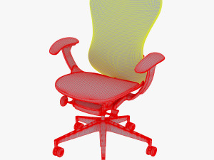 mirra 2 chair herman miller 3D Model