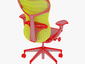 mirra 2 chair herman miller 3D Model