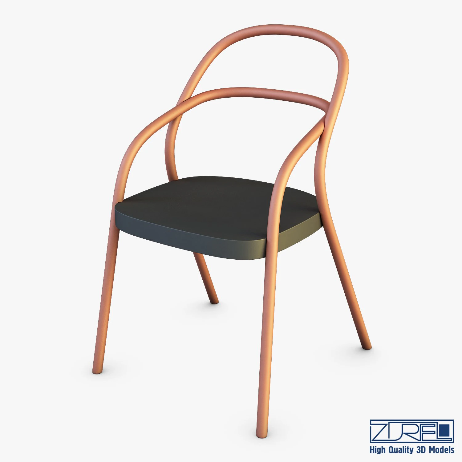 chair ton 002 3D Model .c4d .max .obj .3ds .fbx .stl .blend 