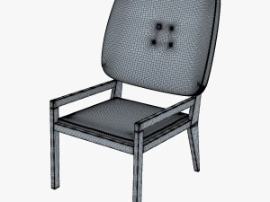 манга стул 3D Модель