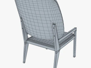 манга стул 3D Модель