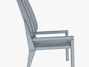 манга стул 3D Модель