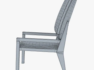 манга стул 3D Модель