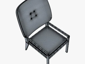 манга стул 3D Модель