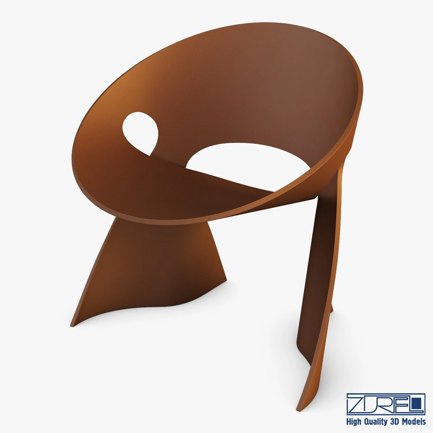 mobius chair frans schrofer 3D Model .c4d .max .obj .3ds .fbx .stl .blend